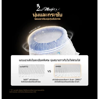 [แพ็ค 2 ชิ้น ห่อเล็ก] Aiwibi Magic Comfort Pants กางเกงผ้าอ้อมเด็ก แพมเพิสเด็ก นุ่มพิเศษ บางเบา ระบายอากาศ ซึมซับดี ผิวแ