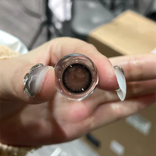 【0~4.00】UYAAI คอนแทคเลนส์สี Coo Black ธรรมชาติ M size 14.2mm 30 วัน