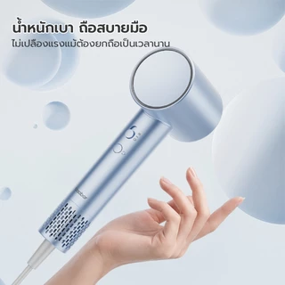 【New】Gaabor ไดร์เป่าผมความเร็วสูงไอออนลบ เสียงเงียบแห้งเร็ว อุณหภูมิคงที่บำรุงผม หน้าจอดิจิทัลสัมผัส มีหลายสีให้เลือก