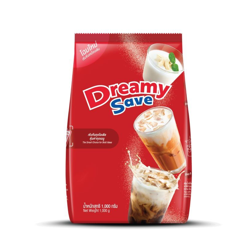 Dreamy Save ผลิตภัณฑ์ปรุงแต่งรสเครื่องดื่ม 1kg. (ถุงสีแดง)