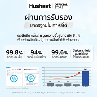พร้อมส่ง 19 สค. [แพ็คประหยัดx3] HUSHEET แผ่นลดกลิ่นอับ ดูดความชื้นตู้เสื้อผ้า กระเป๋าหนัง กันชื้นในตู้ นำเข้าจากเกาหลี