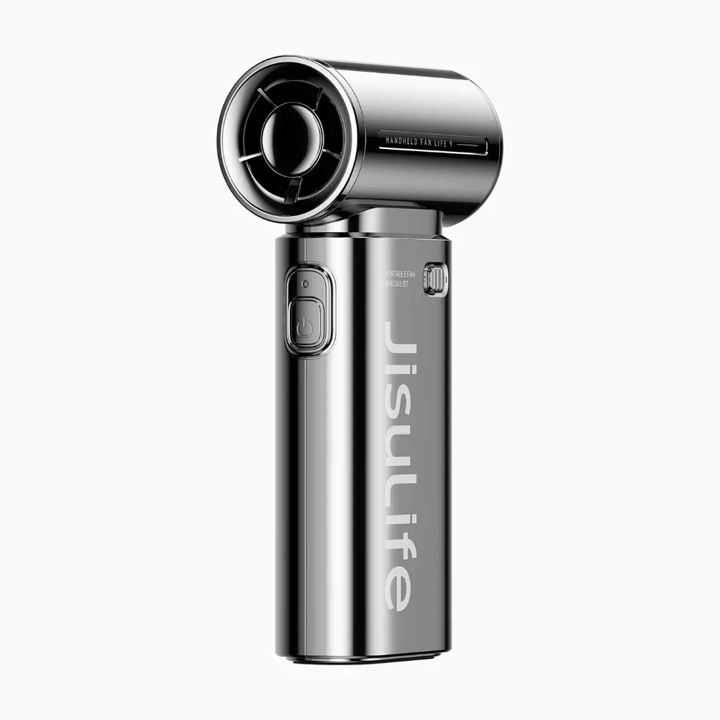 JisuLife Handheld Fan Life9 Chrome ดลมแบบพกพา ขนาดเล็ก  5000mAh ใช้งานได้ 18 ชั่วโมง thumbnail 3