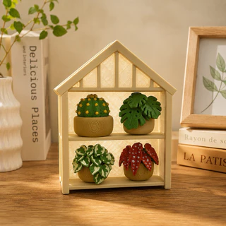 พร้อมส่ง Mini Greenhouse Clicker ✨ เรือนกระจกจิ๋ว Clicker ต้นไม้ 4/6 แบบ