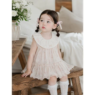 (พร้อมส่ง/ส่งด่วน🛵) Summer Collar Dress ชุดเดรสเด็กผู้หญิง-เสื้อผ้าเด็ก Minimal สไตล์เกาหลี จาก the.ugly.duckling