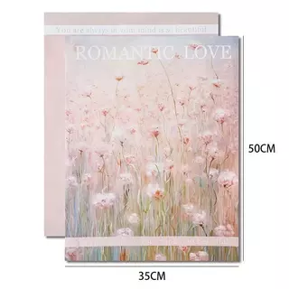 🌷🌷BAG🌷🌷(10 แผ่น/แพ็ค) กระดาษห่อช่อดอกไม้ ลายดอกไม้ ตกแต่งดอกไม่ แต่งช่อ จัดช่อ แบบช่อ แบบตัดแบ่งช่อจัดช่อดอกไม้