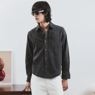 Classy Club - เสื้อเชิ้ต ยีนส์ รุ่น Tail Wag Denim Shirt - Classy Friends Furreal Col.