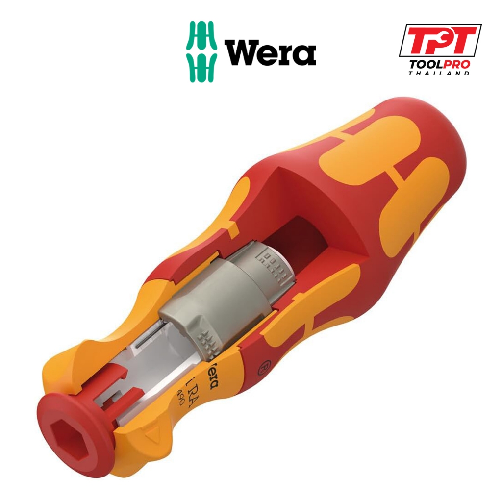 Wera ด้ามไขควงก๊อกแก๊ก 837 i RA Kraftform Ratcheting Blade-Holding Handle (05057490001)