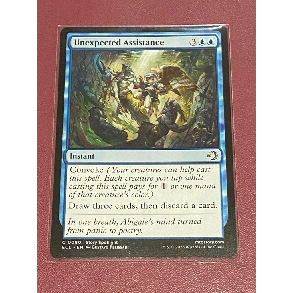 [MTG][ECL] Lorwyn Eclipsed: Unexpected Assistance การ์ดแท้ Magic The Gathering