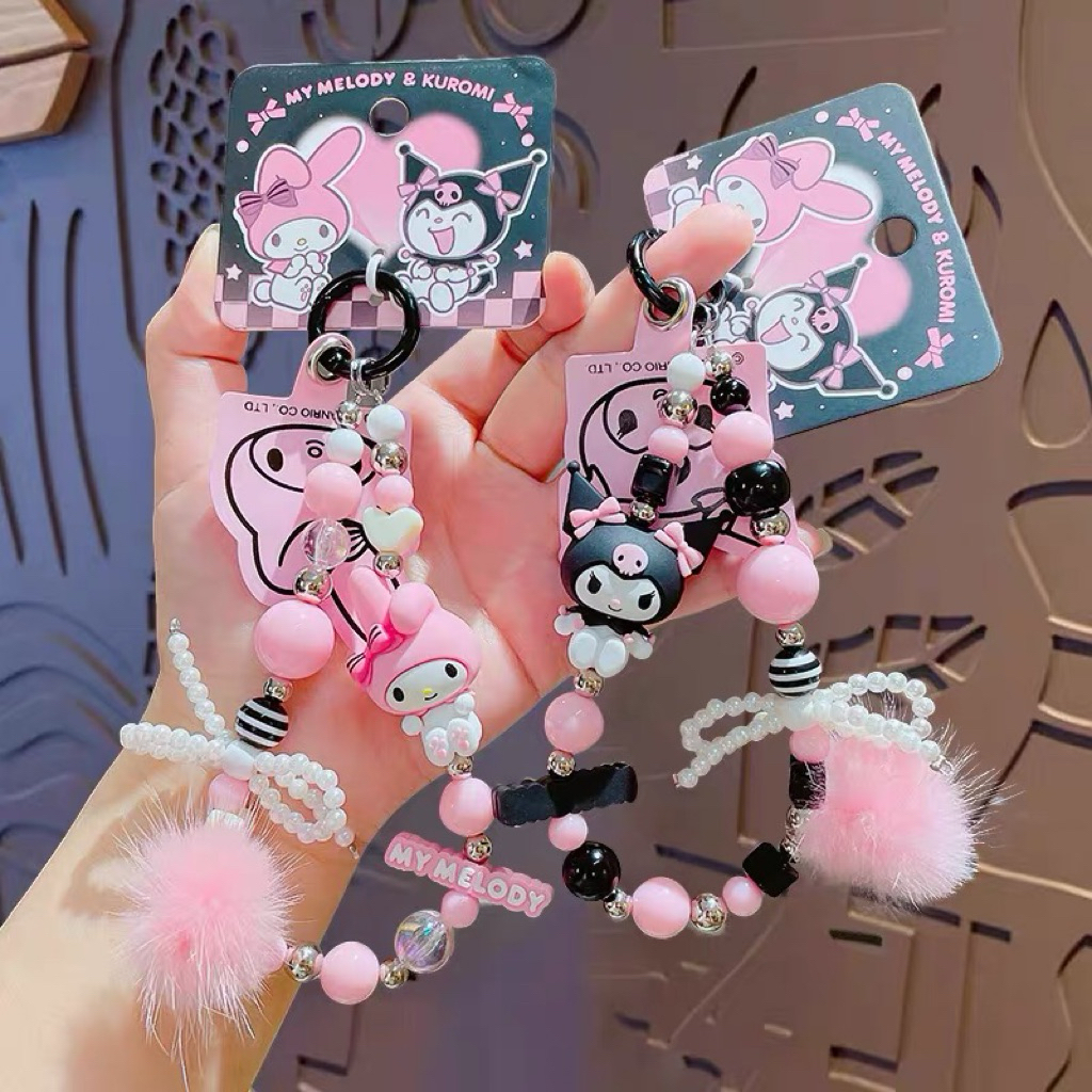 [พร้อมส่งจากไทย]พวงห้อยมือถือ สายคล้องโทรศัพท์ พวงห้อยกระเป๋าน่ารัก ตกแต่งมือถือและกระเป๋า by bonbon cuteshop