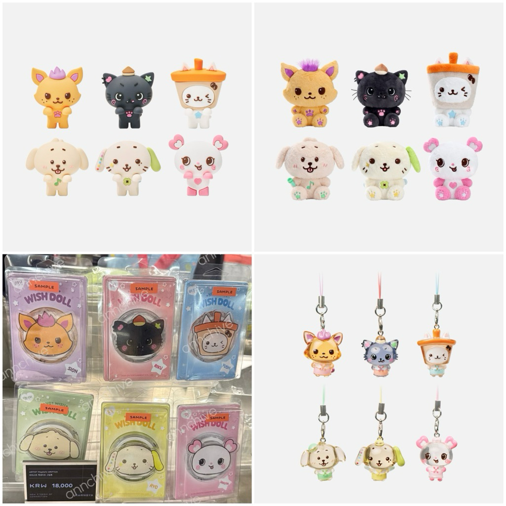 พร้อมส่ง ✨ NCT WISH  [ WISH BAKERY ] PEEK-UP FIGURE / MAGSAFE GRIPTOK / RESIN KEYRING