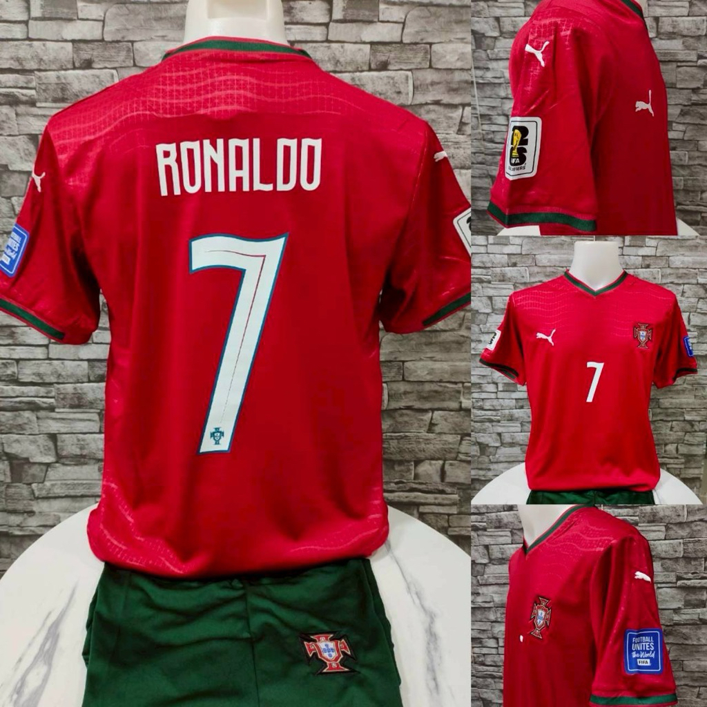 ชุดกีฬา Ronaldo โรนัลโด (เสื้อพร้อมกางเกง)