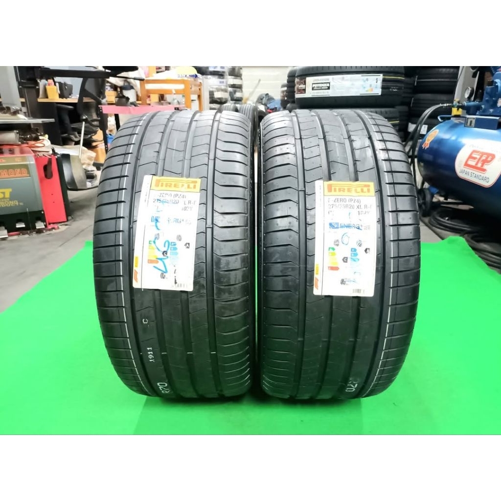 ยางใหม่ค้างปี 275/35R20 Pirelli P-Zero PZ4 Runflat ผลิตปลายปี 2024 ประกันบวม 2 ปี จัดส่งฟรีมีเก็บปลา