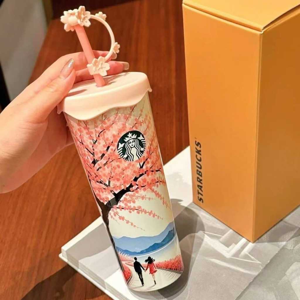 แก้วน้ำเก็บความเย็น Starbucks  ซากุระ STL304