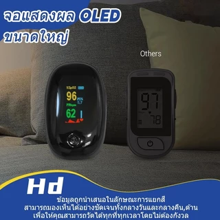 【รับประกัน 10 ปี】ที่วัดออกชิเจน ประหยัดพลังงาน ปิดเครื่องอัตโนมัติ ตรวจสุขภาพ ตรวจวัดชีพจรปลายนิ้ว ที่วัดออกซิเจนแบบพกพา