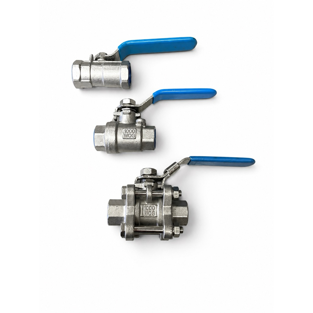บอลวาล์วสแตนเลสSUS316 1P 2P 3P (Ball Valve)