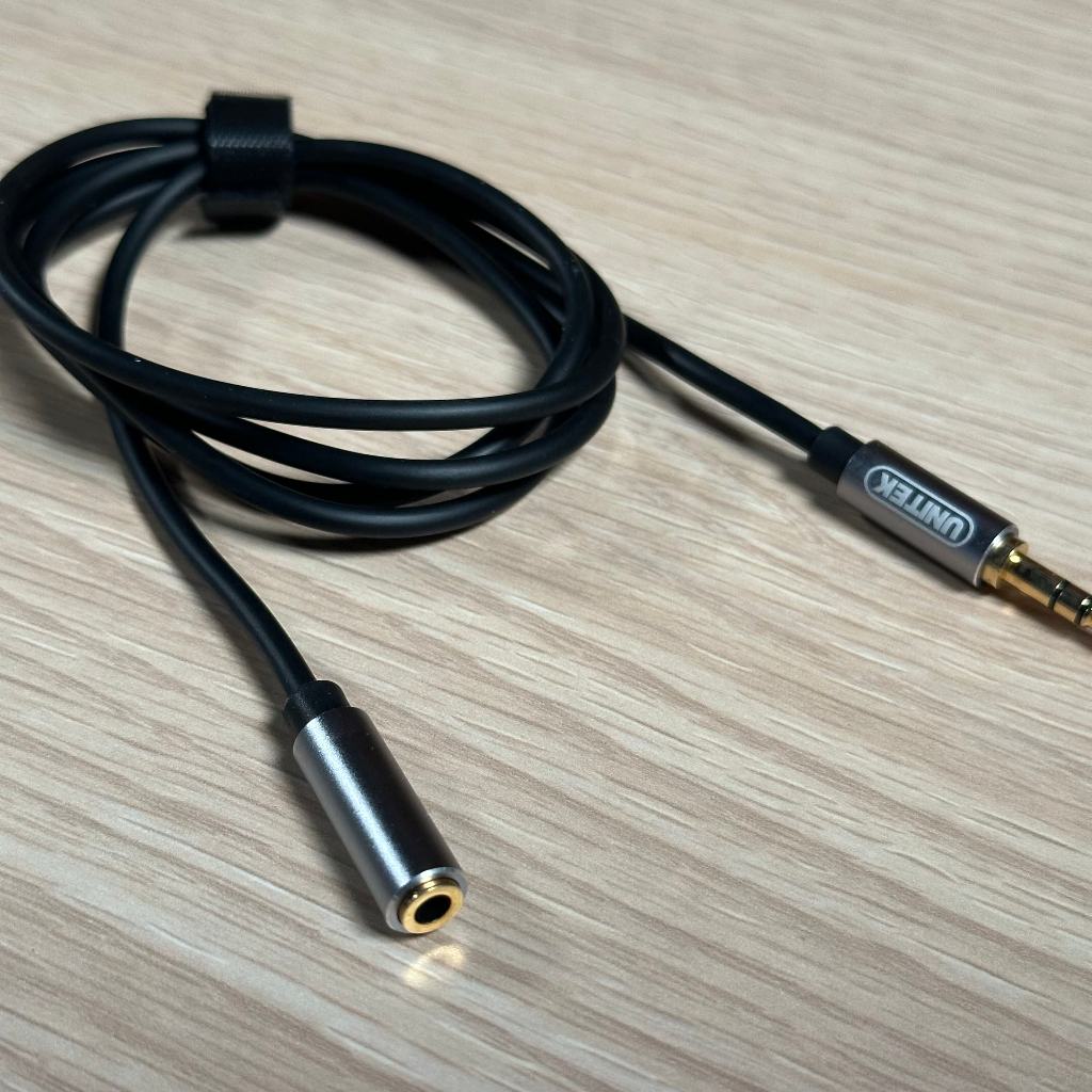 UNITEK Aluminium AUX Audio Cable (Male to Female) สายต่อลำโพง Aux