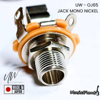 UW - Output Jack Mono 6.3mm (Made In Japan) รูแจ็คที่ผลิตในญี่ปุ่น