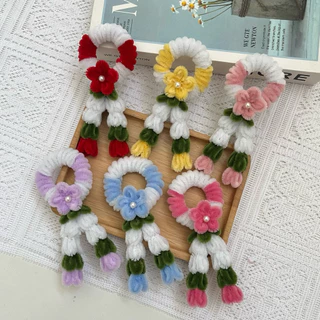 [Nnod shop’] พวงมาลัยจิ๋วลวดกำมะหยี่ พวงมาลัยไหว้ครู ไหว่พ่อ-แม่ สงกราน งานhandmade