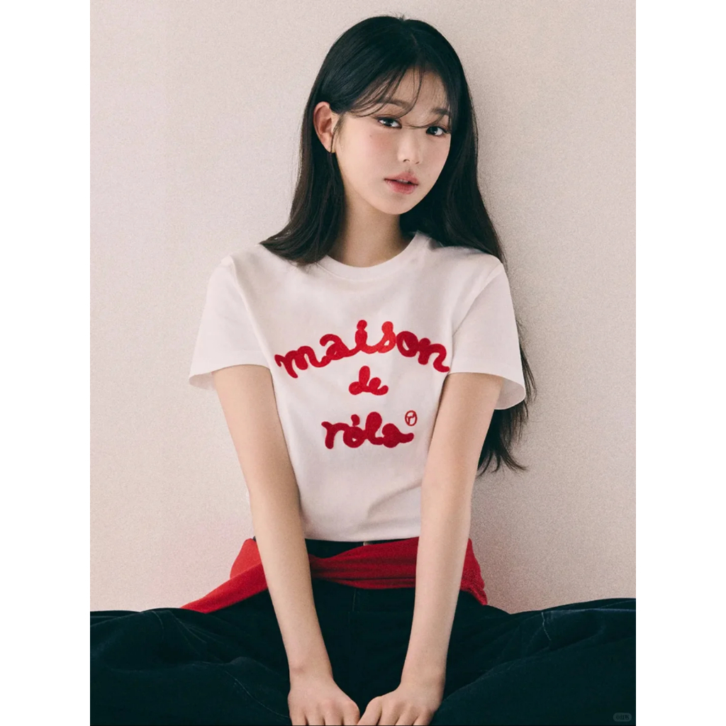 [พร้อมส่งในไทย🇹🇭] ROLAROLA เสื้อยืด Maison De Rola Embroidery วอนยอง