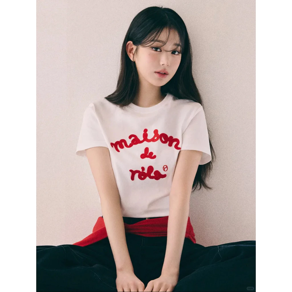 [พร้อมส่งในไทย🇹🇭] ROLAROLA เสื้อยืด Maison De Rola Embroidery วอนยอง
