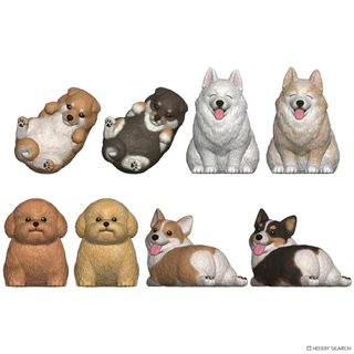 (พร้อมส่ง) MOCCHIRI KORORIN ♪ DOG - ฟิกเกอร์ Soft Vinyl น้องหมา (Bandai)