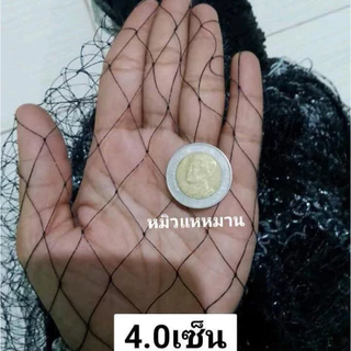 แหเอ็นเกลียวดำ(ต่อวน)ตา2เซ็น-8เซ็นยาว7,8,9,10,11,12ศอก เนื้อนิ่มมือจอมขากุ้ง(1ศอกแห=45ซม.)