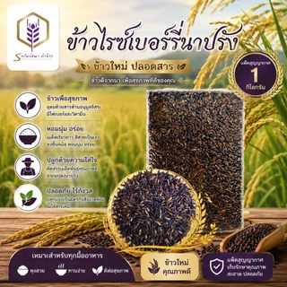 ข้าวไรซ์เบอร์รี่นาปรัง100% แพคสุญญากาศ1กิโลกรัม ตราทรัพย์ธนา