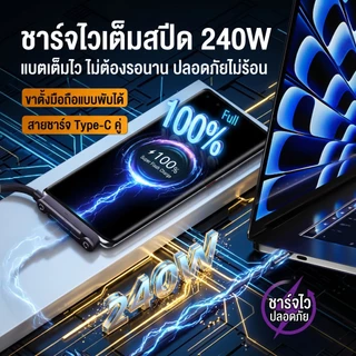 สายชาร์จเร็ว 240W Type-C TO C ชาร์จเร็วพิเศษ สายถักหัวงอ 90° พร้อมที่ยึดพับได้ เหมาะสำหรับชาร์จมือถือ และอุปกรณ์หลากหลาย