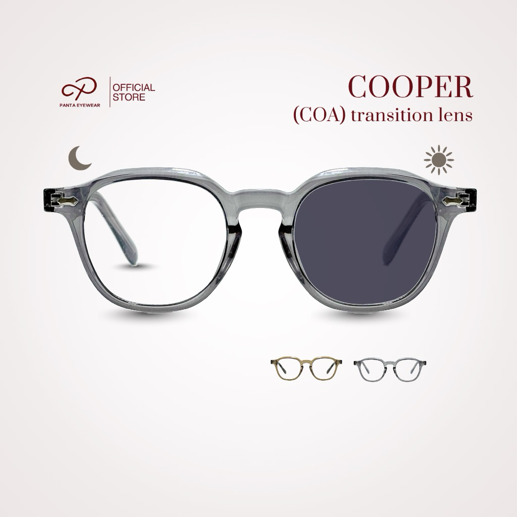 PANTA | COA:COOPER (คูเปอร์) แว่นกรองแสงออกแดดเปลี่ยนสีชา