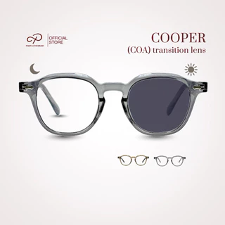 (สายตาสั้น) PANTA | COA : COOPER (คูเปอร์) แว่นกรองแสงสีฟ้าออกแดดเปลี่ยนสีชา