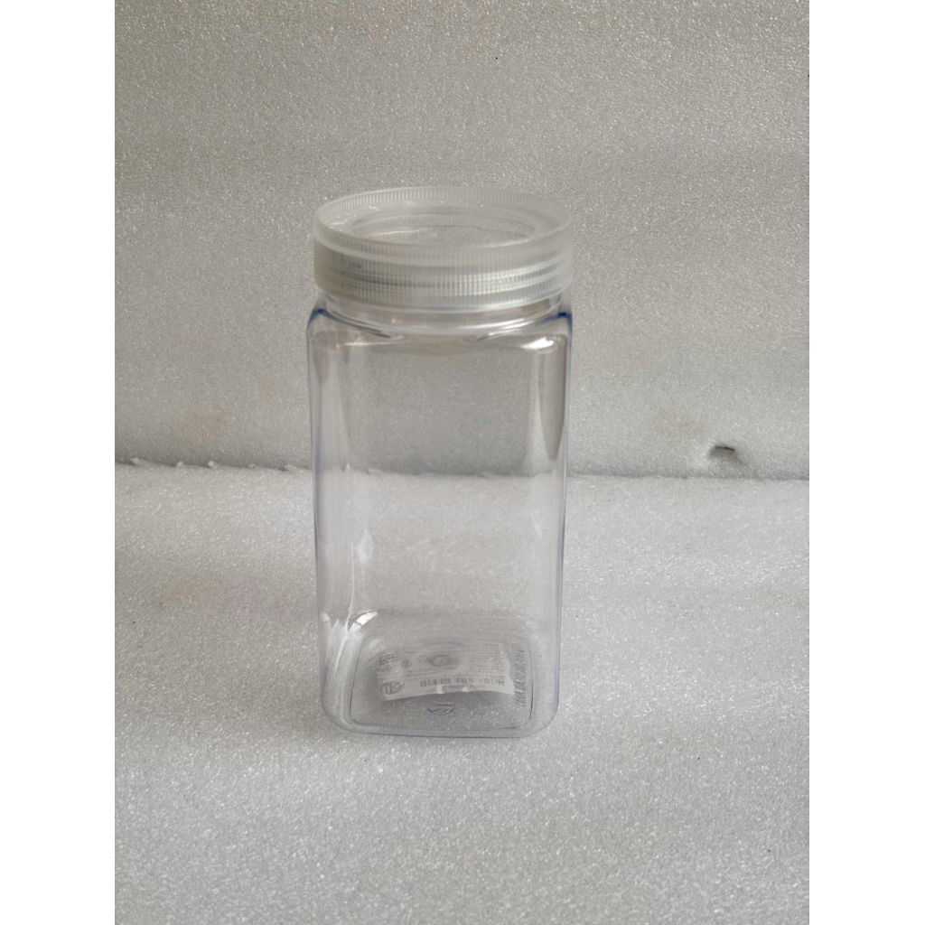 โหลใสหน้าเรียบ1000ml(ชุด12ใบ)โหลใส่ปลากัด โหลพลาสติก โหลอเนกประสงค์