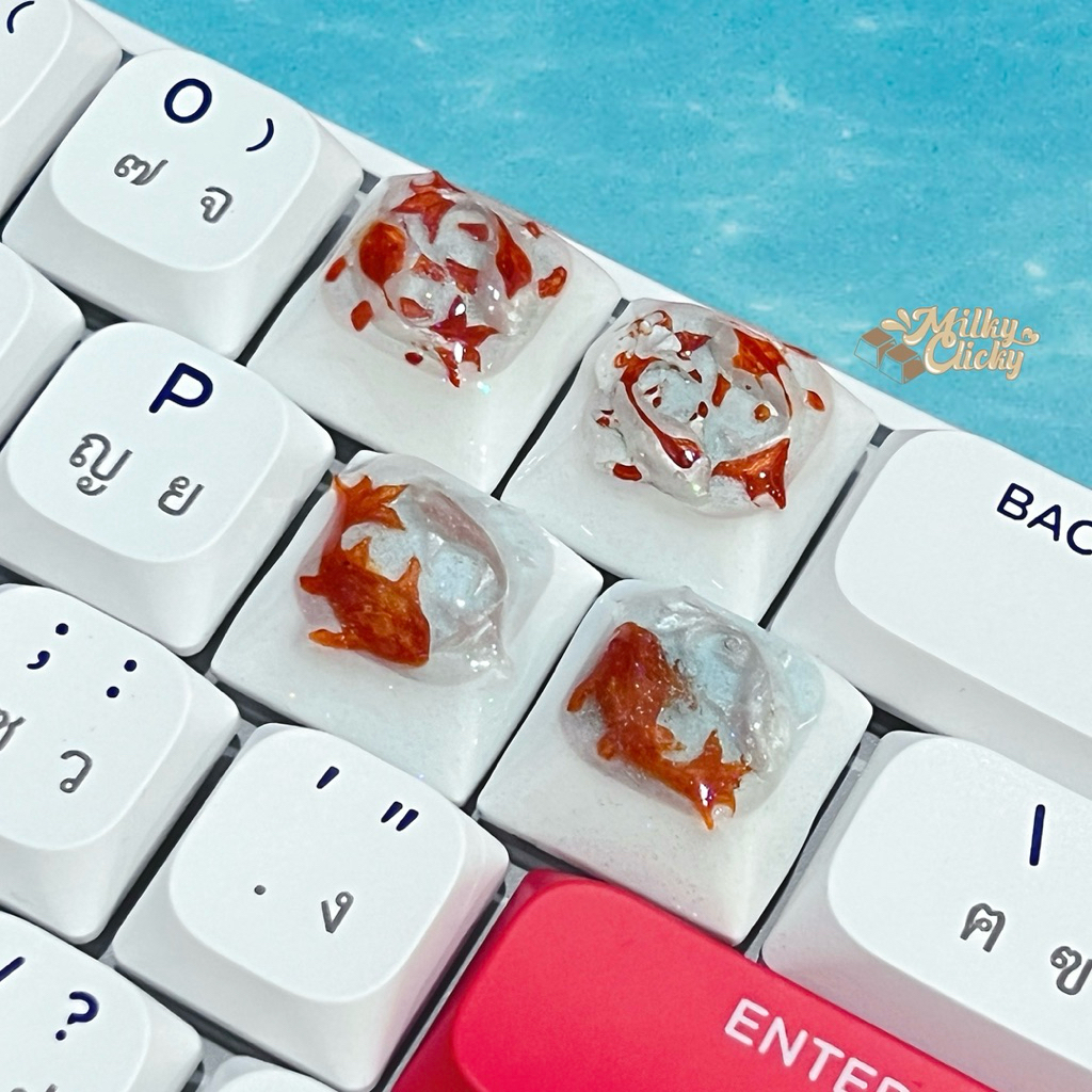 [Low profile] Yin-Yang carp Keycap 🎏 คีย์แคปปลาคาร์ฟหยิน-หยาง