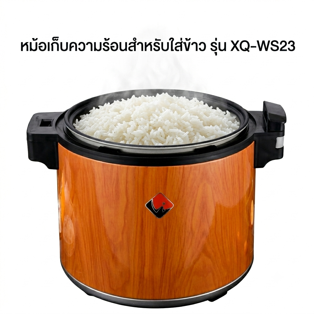 หม้อเก็บความร้อนใส่ข้าว รักษาอุณหภูมิ 65องศา ความจุ: 23 ลิตร รุ่น XQ-WS23