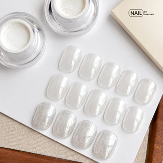 Sunlight Cushion Powder ผงขัดเล็บในกระปุกพร้อมตะแกรง เพิ่มความวาวไม่เปลี่ยนสีพื้น