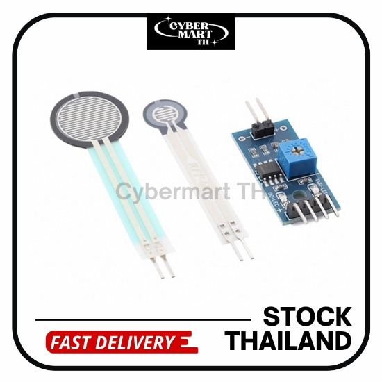 FSR402 FSR602 Thin Film Pressure Sensor เซนเซอร์วัดแรงกด แผ่นฟิล์มตรวจจับแรงกด พร้อมบอร์ด Adapter สำ