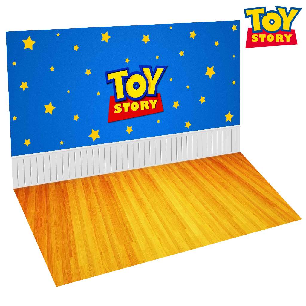 ฉากโมเดล แบบชุด 2 ชิ้น (Toy story) มี2แบบ 2ขนาด (ขนาดสั่งทำได้)