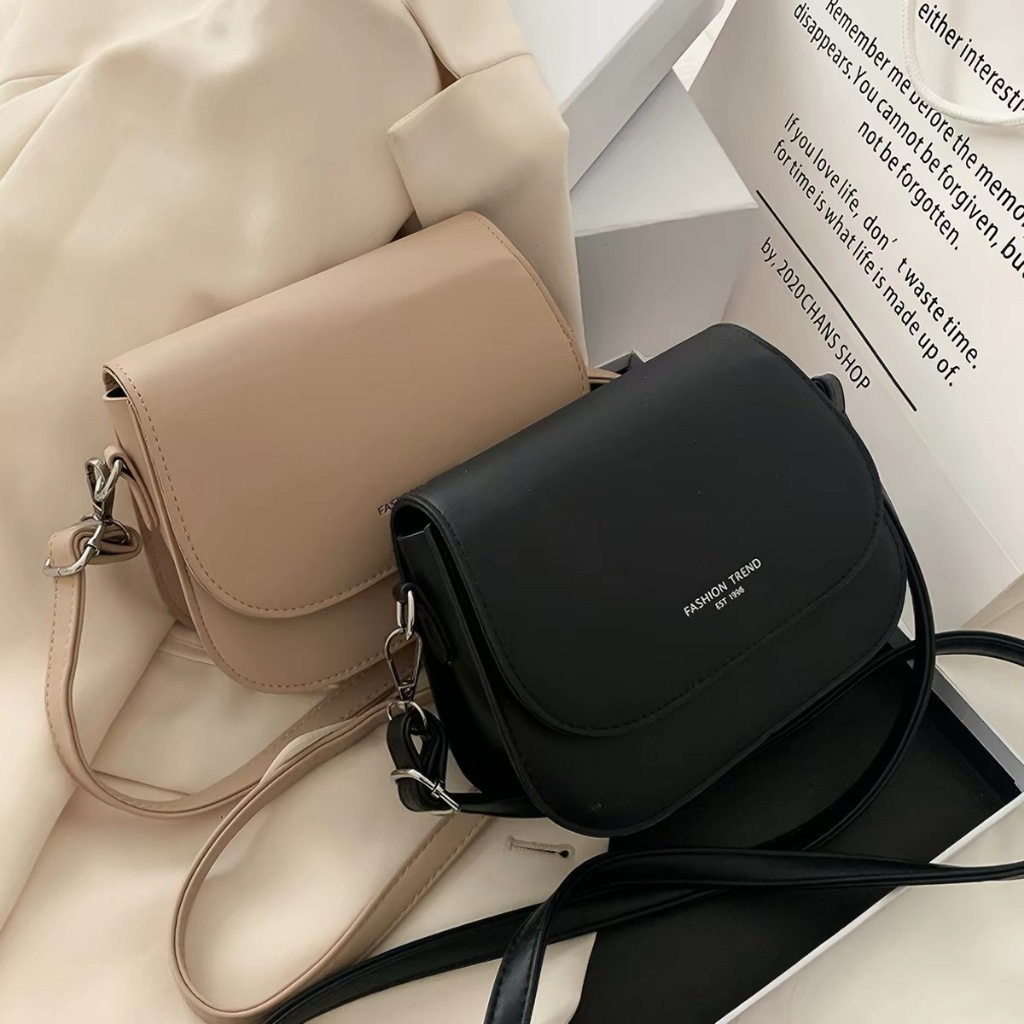 🔥ขายดี พร้อมส่ง กระเป๋าสะพายไหล่ ดีไซน์เรียบง่าย มีสไตล์ สําหรับผู้หญิง หลายโอกาส