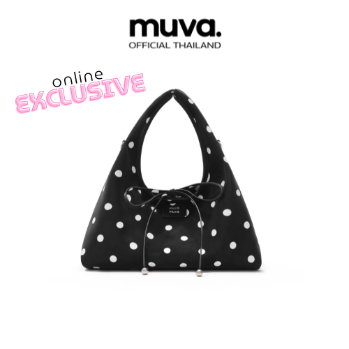 MUVA กระเป๋า กระเป๋าหิ้ว กระเป๋าสะพาย รุ่น DOT ONIGIRI BAG -MU6185