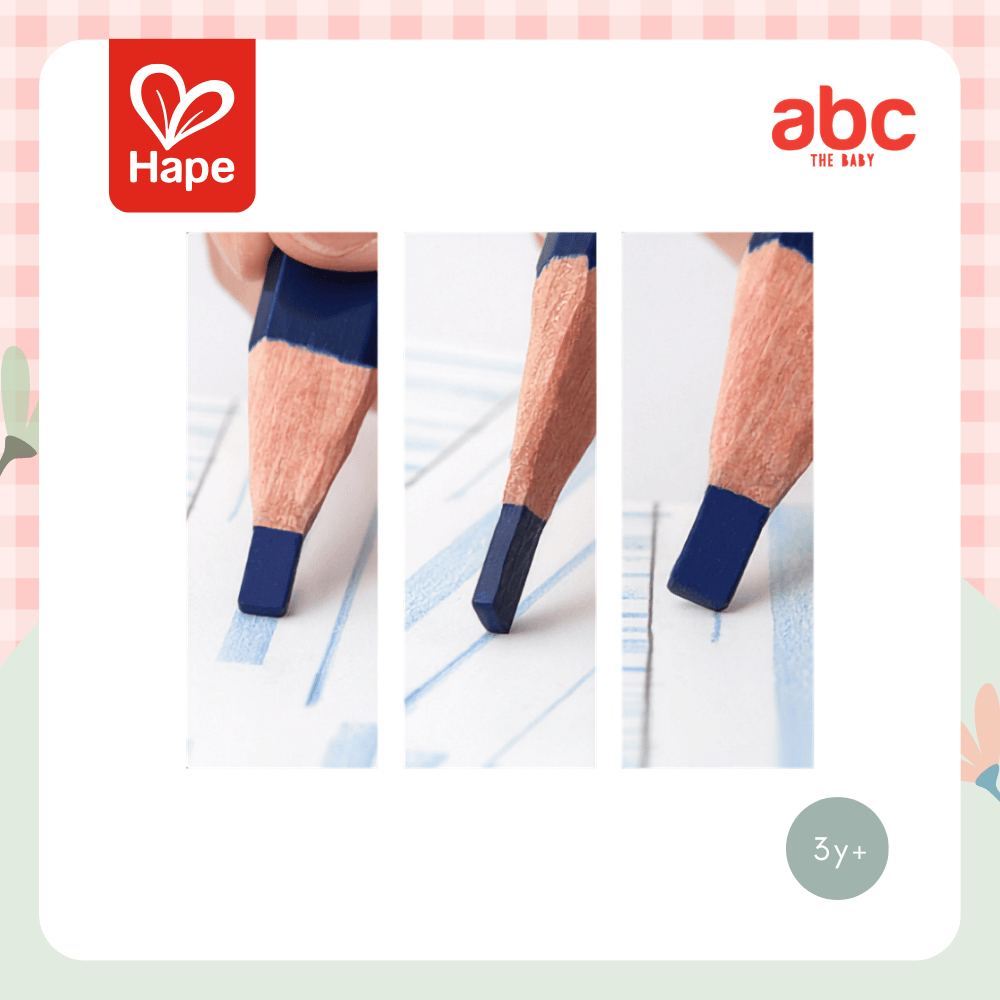 Hape - Colored Pencils for Sketching 6 colors ดินสอสีสำหรับสเก็ตช์ภาพ 3Y+ รูปที่ 5