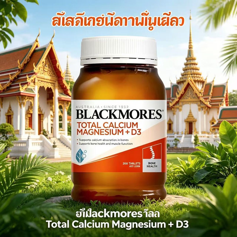 Blackmores Vitamin D3 1000iu 200เม็ด วิตามินดี3 Bone Health Immunity สนับสนุนภูมิคุ้มกัน และกระดูก แท้ออสตรเลีย