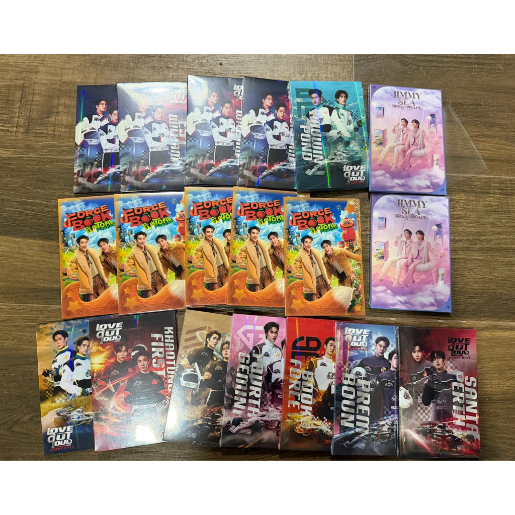 พร้อมส่ง GMMTV PHOTOSET LOLFANFEST FORCEBOOK JIMMYSEA FANCON