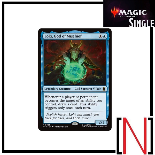[MTG][Single][MSH] Loki, God of Mischief ระดับ Rare [ภาษาอังกฤษ]