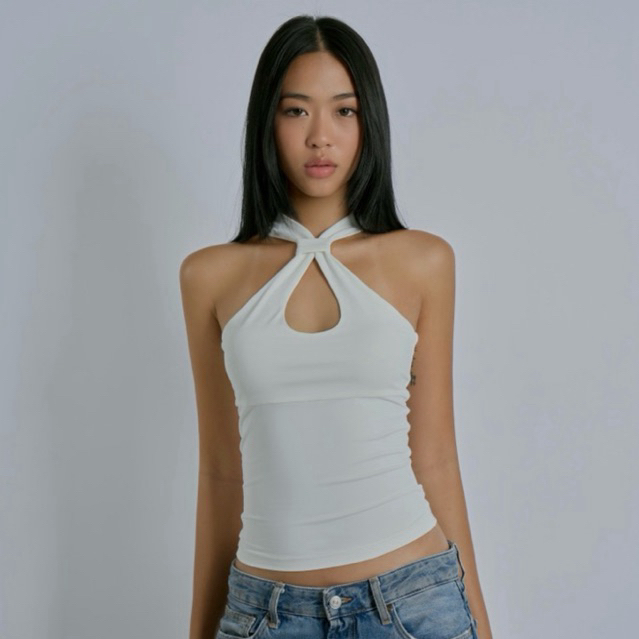 Coeur Archive | Coeur Knotted Halter Top