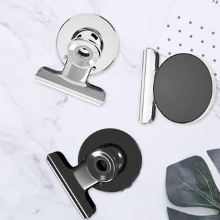 5/10PCS คลิปหนีบแม่เหล็กติดตู้เย็นได้ หนีบกระดาษได้ ของแต่งบ้าน Magnet Clip