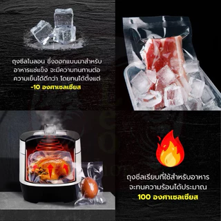 ถุงน้ำจิ้ม (100 ใบ) ถุงซีลน้ำจิ้ม