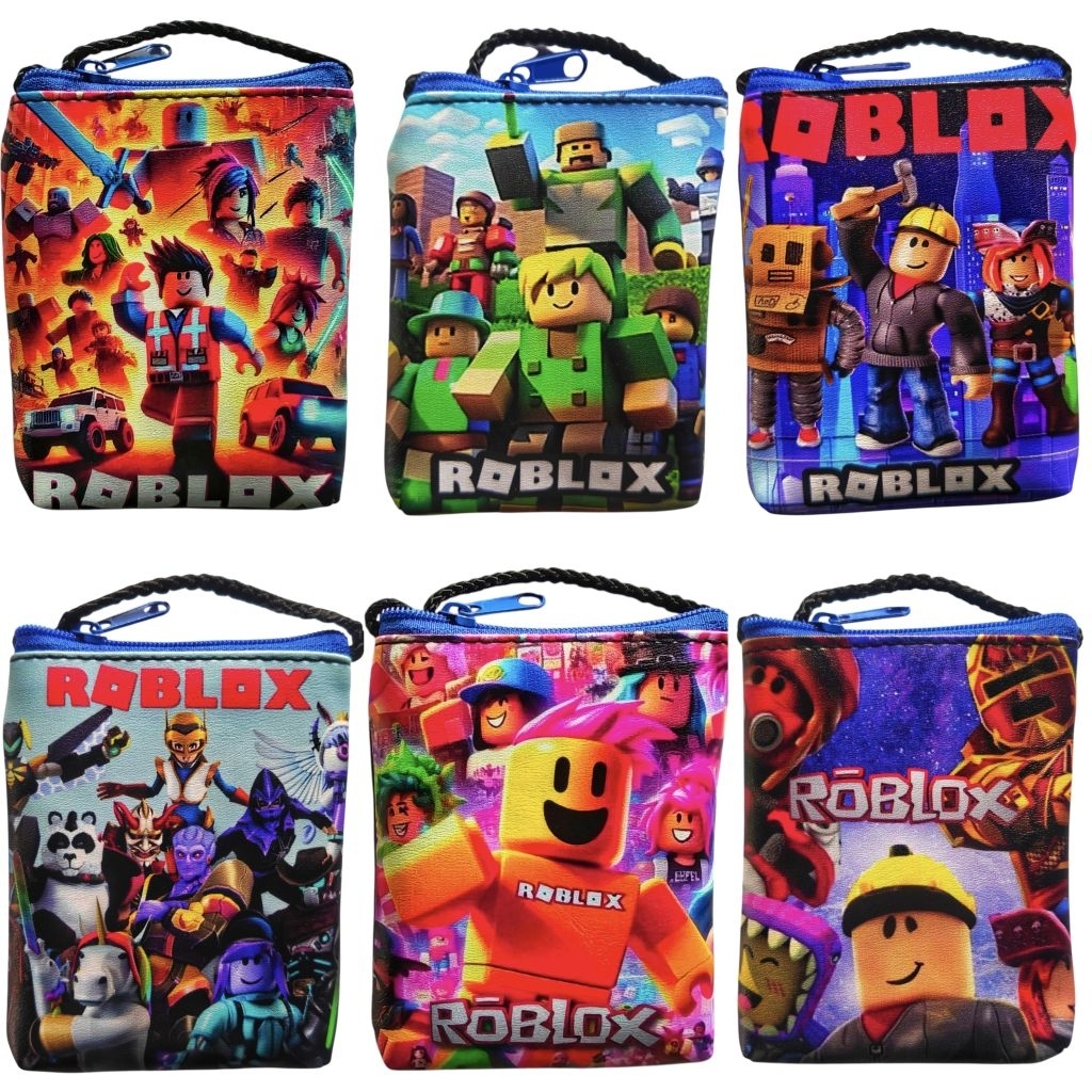 กระเป๋าใส่เครื่องเขียนเด็ก และ กระเป๋าคล้องคอ R-o-b-l-o-x สินค้าพร้อมส่งในไทย