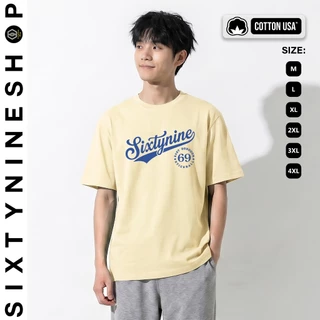 เสื้อยืดผ้าคอตตอน M-4XL พิมพ์ลาย " Sixtynine 69 " พร้อมส่ง