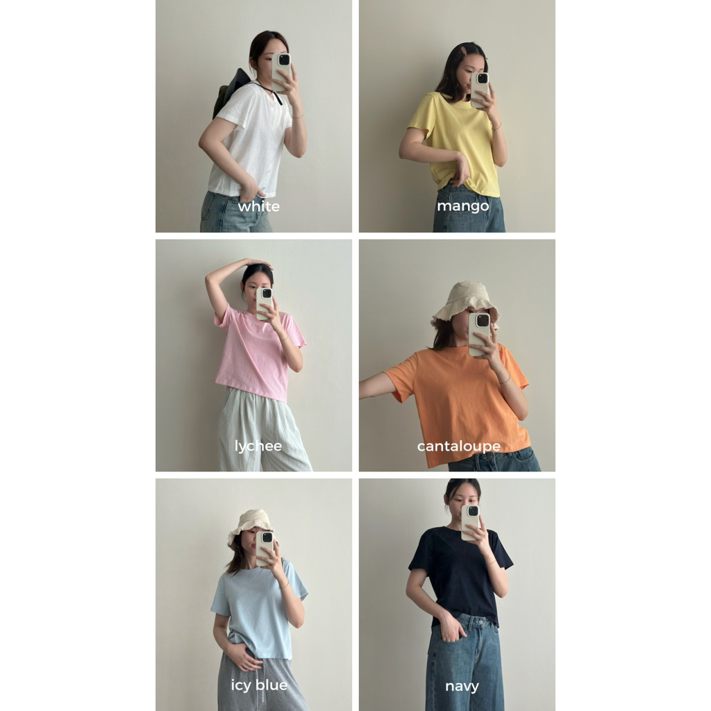FADTHINGS - sunny tee พร้อมส่ง 6 สี ! 🌼🍒🐦🍏