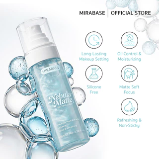 【NEW】MIRABASE Nebula Matte Setting Spray สเปรย์ล็อคเมคอัพ คุมมัน ติดทน กันน้ำ กันเหงื่อ สดชื่นและไม่เหนียวเหนอะหนะ100ml