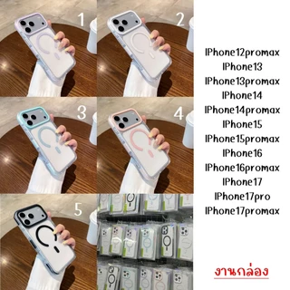 เคสใส สีพาสเทล IPHONE - 12pm 13 13pm 14 14pm 15 15pm 16 16pm 17 17pro 17pm 18 18pro 18pm
